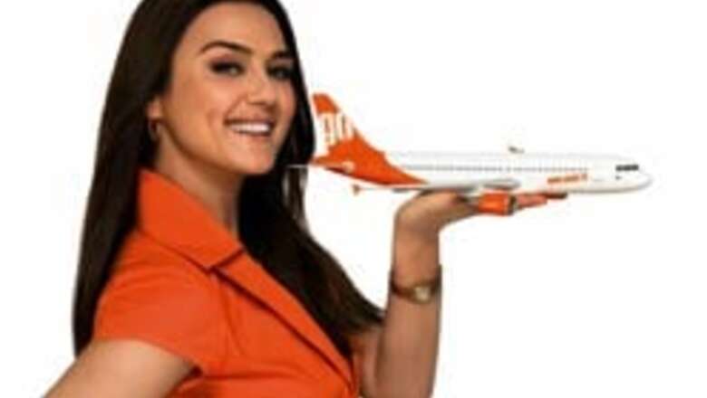Preity Zinta flies high with Go Air