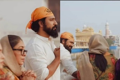 Vicky Kaushal, Meghan Gulzar, Sanya Malhotra Seek Blessing at Golden Temple Ahead of Sam Bahadur Release