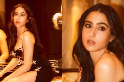Sara Ali Khan Looks Drop-dead Gorgeous In Plunging Dress With Thigh-high Slit; Fans Call Her Hottest