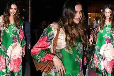 Mom-To-Be Deepika Padukone Flaunts Her Baby Bump In Chic Floral Sabyasachi Kurta