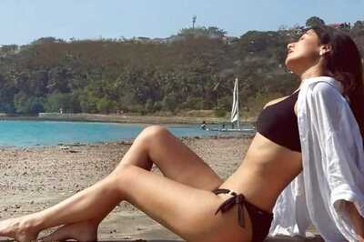 Sonal Chauhan Looks Drop-Dead Gorgeous By Seashore in These Black Bikini Pictures
