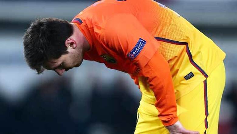 Barcelona say injured Messi to miss league game