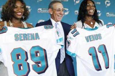 Serena, Venus now owner of stake in Miami Dolphins