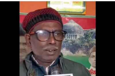 PM Modi Welcomed With Rose Petal Showers by Ayodhya Case Litigant Iqbal Ansari | WATCH