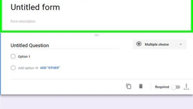 How to Design a Form