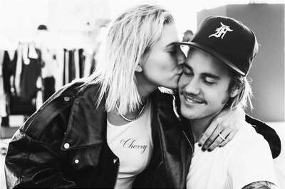 Hailey Baldwin, Justin Bieber Introduce Their Puppy Oscar in an Adorable Pic, See Here