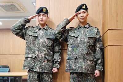 BTS: RM and V Pose In Military Uniforms In FIRST Pictures After Enlistment | Photos
