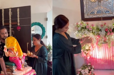 Watch: Mom-To-Be Devoleena Bhattacharjee Welcomes Bappa Home With Husband Shanawaz Shaikh