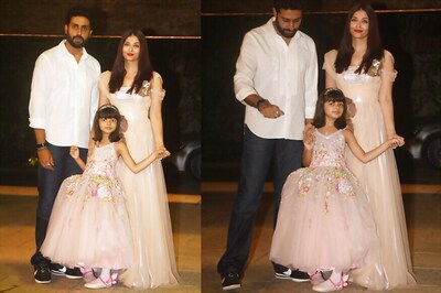 When SRK, Abhishek Accompanied AbRam To a Swing Ride At Aaradhya's Birthday Party
