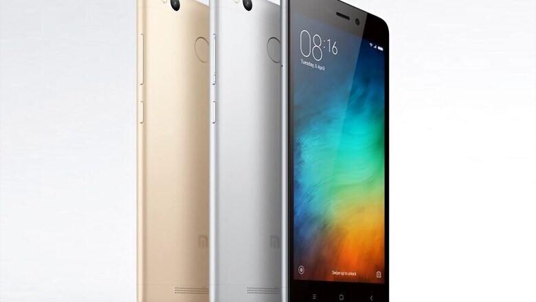 Xiaomi Launches Redmi 3S in India at Rs 6,999