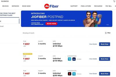Reliance JioFiber Buying Guide: Full List Of JioFiber Postpaid Broadband Plans