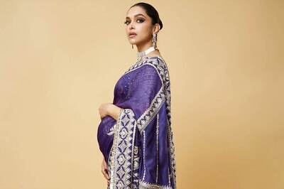 Deepika Padukone Cradles Her Baby Bump in Gorgeous Saree; Ranveer Says 'My Beautiful Birthday Gift'