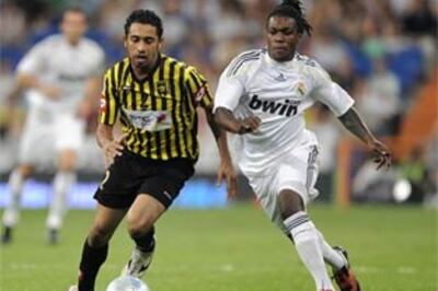 Real Madrid held by Al-Ittihad despite Raul strike