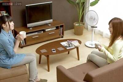 A smart fan that tracks movements, rotates as you move