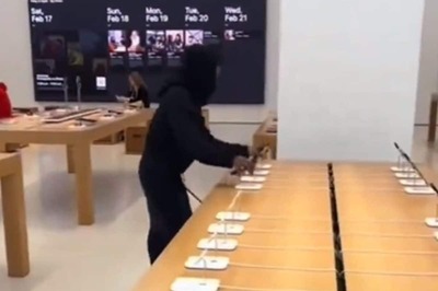 Shocking Video Shows Man Stealing 40 iPhones From Store In Broad Daylight