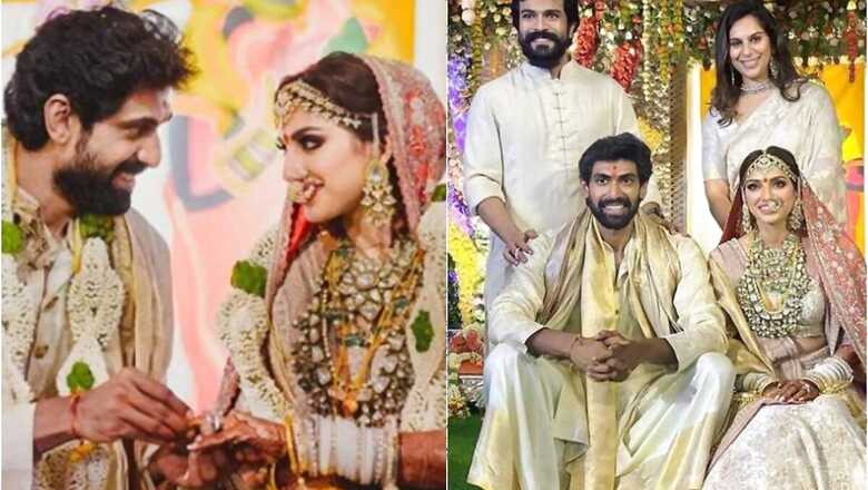 In Pics: Allu Arjun, Ram Charan, Naga Chaitanya Attend Rana Daggubati's Wedding with Miheeka Bajaj