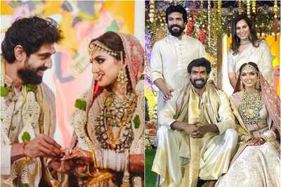 In Pics: Allu Arjun, Ram Charan, Naga Chaitanya Attend Rana Daggubati's Wedding with Miheeka Bajaj