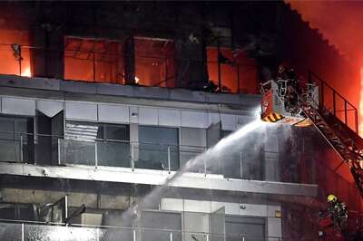 Watch | Fire Ravages Residential Block in Spain’s Valencia, Four Dead, 19 Missing
