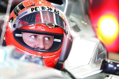 Schumacher crashes in Japanese GP practice