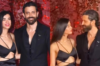 Hrithik Roshan, Saba Azad Make Red Carpet Debut As Couple at Karan Johar's Birthday Bash; Watch