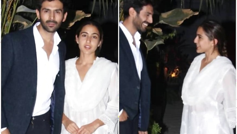 Sara Ali Khan, Kartik Aaryan Spotted By Paparazzi Gazing Into Each Other's Eyes
