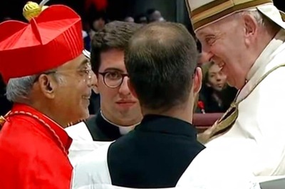 Pope Francis Installs Archbishop of Hyderabad Poola Anthony as Cardinal