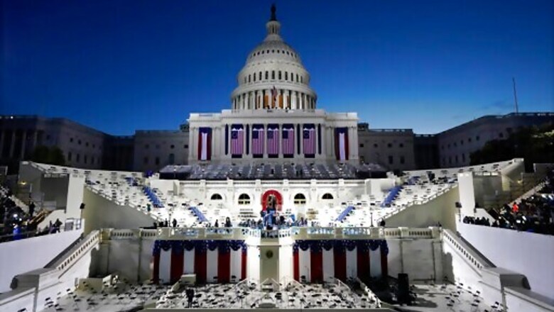 The Latest: Flags, Signs, Soldiers Ahead Of Biden Inaugural