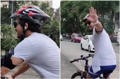 Video of Arjun Bijlani Cycling will Give You Major Fitness Goals