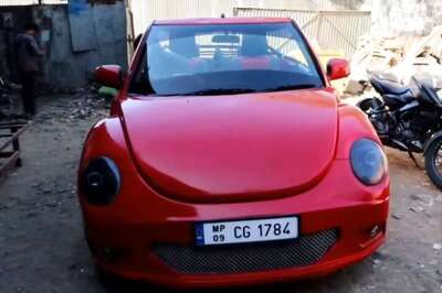 This Maruti Suzuki Swift Modified into Volkswagen Beetle is Deception at its Best