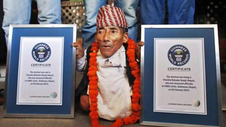 Nepalese man, 72, declared shortest person ever
