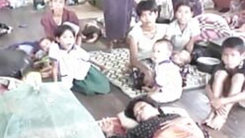 Myanmar leader makes first visit to relief camp