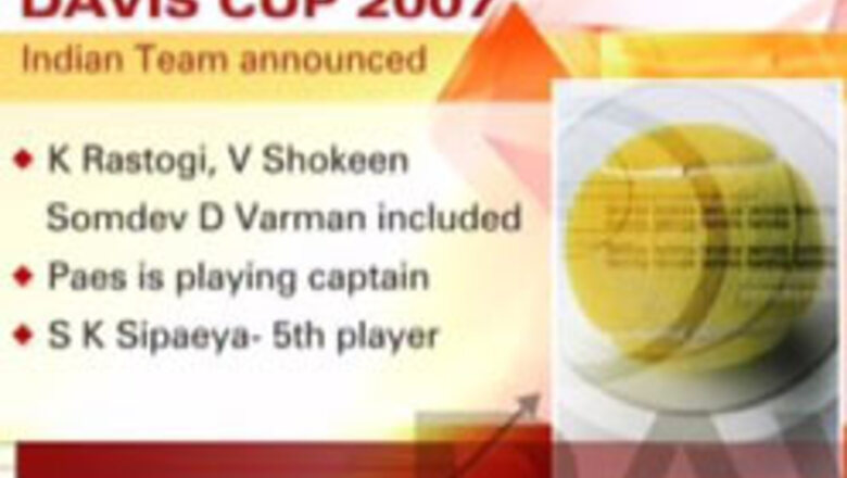 India name Davis Cup team for Uzbek tie