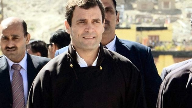 Rahul Gandhi meets party leaders in Mumbai