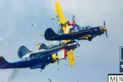 Pilot Dies After Planes Collide At Portugal Air Show | Caught on Cam