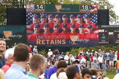 USA fend off Internationals fightback to win Presidents Cup
