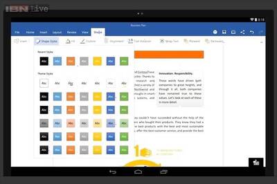 Microsoft gives away Word, Excel, PowerPoint apps for free for Android tablets