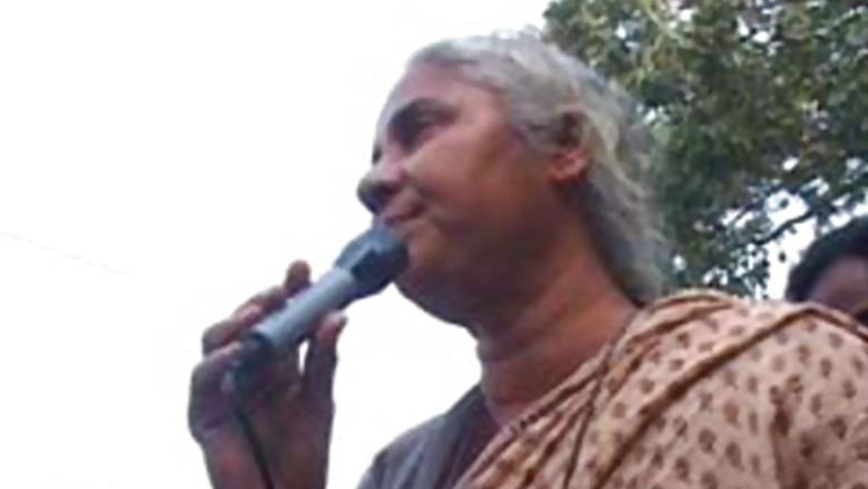 Patkar, activists protest against decision to raise Sardar Sarovar dam height