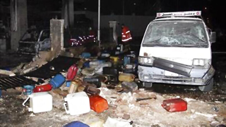 Syria blames rebels for petrol station blast in Damascus