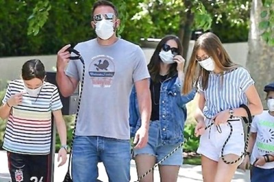 Ben Affleck Steps Out With Ana de Armas, His Kids