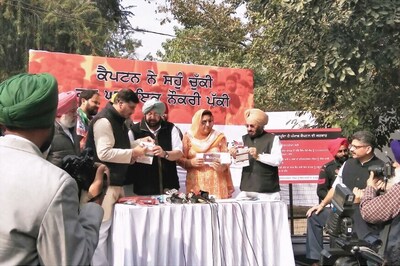Amarinder Launches Punjab Congress' Flagship Poll Campaign 'Har Ghar Ton Ikk Captain'
