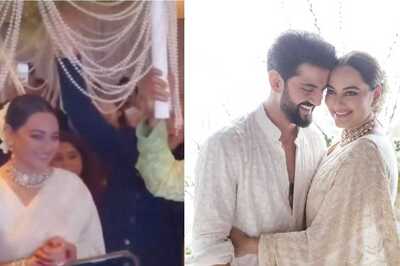 Bride Sonakshi Sinha Gets Emotional During Her Entry; Brothers Kussh and Luv Sinha Skip Wedding?