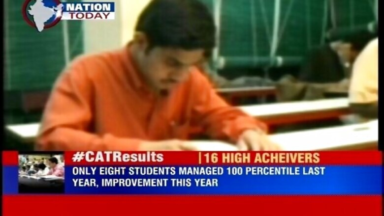 CAT 2014: 16 aspirants, including a girl, score 100 percentile