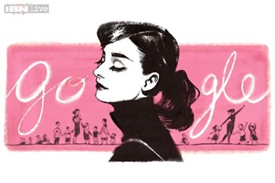 Google doodles Audrey Hepburn's 85th birthday
