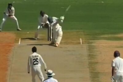 WATCH: Vamshhi Krrishna Scripts History With 6 Sixes in an Over in Col CK Nayudu Trophy