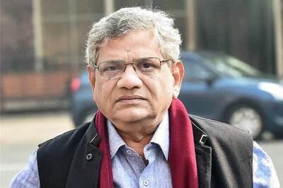 CPM's Sitaram Yechury Manhandled by Hindu Sena Activists