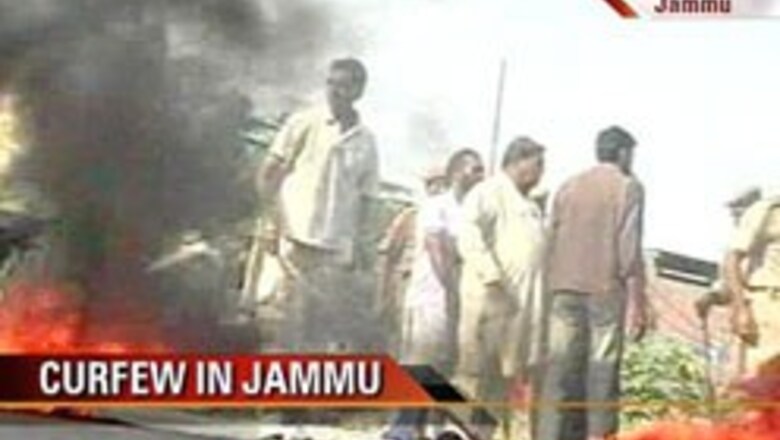 Land row: Curfew imposed in Jammu again