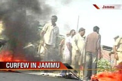 Land row: Curfew imposed in Jammu again