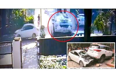 Freak Toyota Fortuner Accident in Chandigarh Captured on Video, SUV Flies into the Air