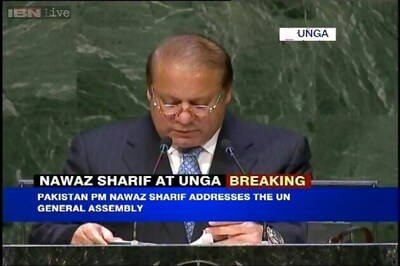 As Modi reaches US, Pak PM Nawaz Sharif rakes up Kashmir issue at UN, says world can't draw a veil on it