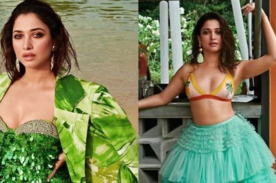 HOT! Tamannaah Flaunts Cleavage in Sexy Bralette During Beach Photo Shoot; Vijay Varma Reacts